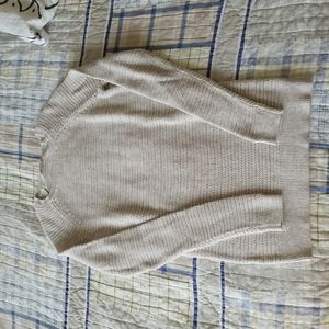 Loft oatmeal knit sweater